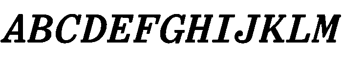 TriplicateAPolyBoldItalic Font UPPERCASE