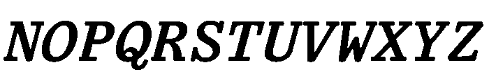 TriplicateAPolyBoldItalic Font UPPERCASE