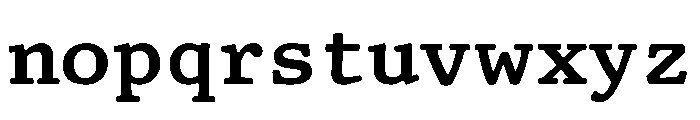 TriplicateAPolyBold Font LOWERCASE