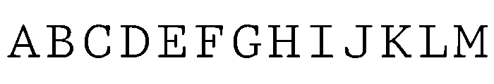 TriplicateBCapsRegular FONT