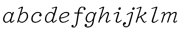 TriplicateBPolyItalic FONT