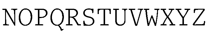TriplicateBPolyRegular Font UPPERCASE