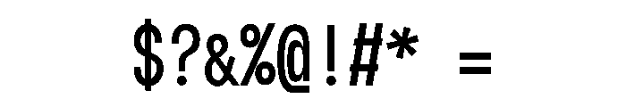 Trope Mono Font OTHER CHARS