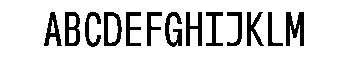 Trope Mono Font UPPERCASE