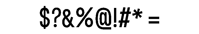 Trope Regular Font OTHER CHARS