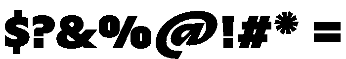 Troppau Black Font OTHER CHARS