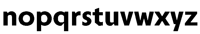 Troppau Bold Font LOWERCASE