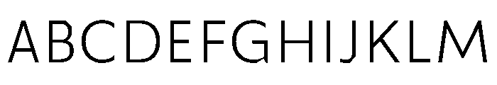 Troppau Light Font UPPERCASE