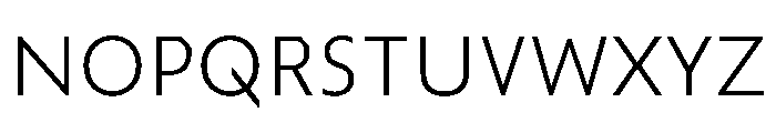 Troppau Light Font UPPERCASE