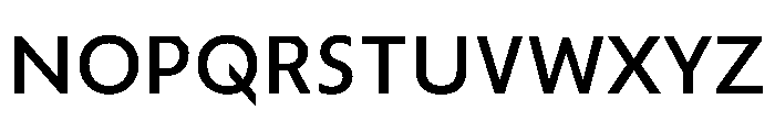 Troppau Medium Font UPPERCASE