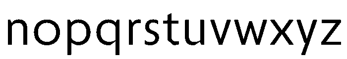 Troppau Regular Font LOWERCASE