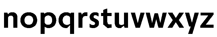 Troppau SemiBold Font LOWERCASE