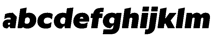 Troppau TroppauVAR Black Slanted Instance FONT