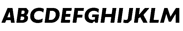 Troppau TroppauVAR Bold Slanted Instance Font UPPERCASE