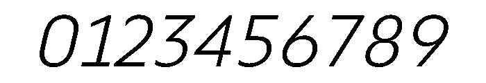 Troppau TroppauVAR Light ExtraSlanted Instance Font OTHER CHARS