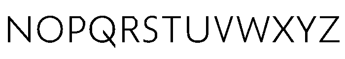 Troppau TroppauVAR Light Instance Font UPPERCASE