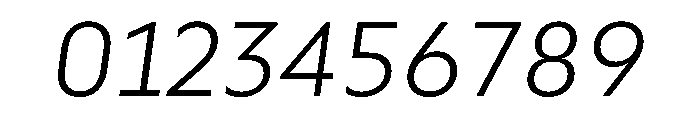 Troppau TroppauVAR Light Slanted Instance Font OTHER CHARS