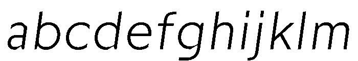 Troppau TroppauVAR Light Slanted Instance FONT