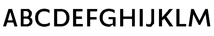 Troppau TroppauVAR Medium Instance Font UPPERCASE