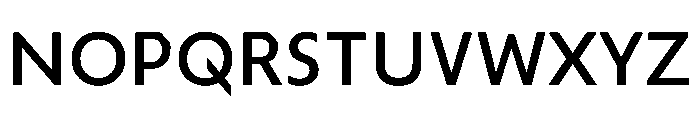 Troppau TroppauVAR Medium Instance Font UPPERCASE