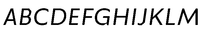 Troppau TroppauVAR Regular Slanted Instance Font UPPERCASE