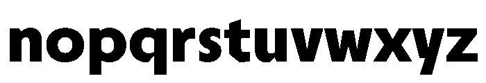 Troppau UltraBold Font LOWERCASE