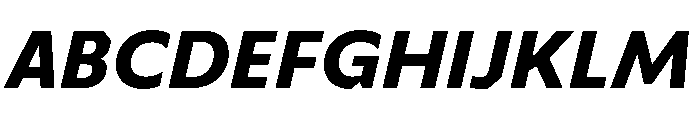 TroppauExtraSlanted Bold Font UPPERCASE