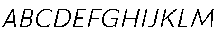 TroppauExtraSlanted Light Font UPPERCASE