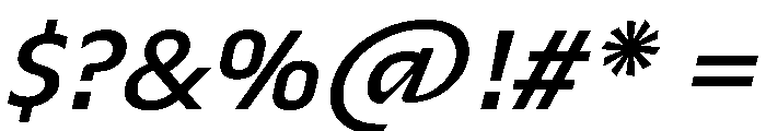 TroppauExtraSlanted Medium Font OTHER CHARS