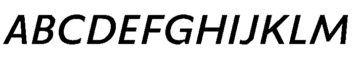TroppauExtraSlanted Medium Font UPPERCASE