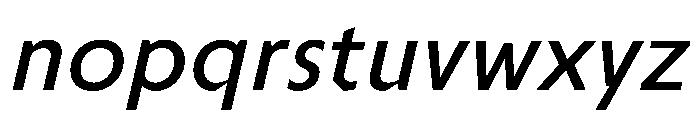 TroppauExtraSlanted Medium Font LOWERCASE