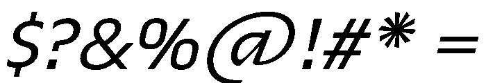 TroppauExtraSlanted Regular Font OTHER CHARS