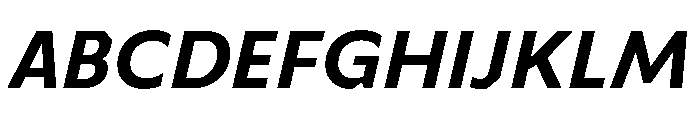 TroppauExtraSlanted SemiBold Font UPPERCASE