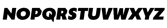 TroppauSlanted Black Font UPPERCASE
