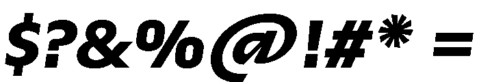 TroppauSlanted Bold Font OTHER CHARS
