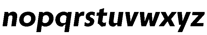 TroppauSlanted Bold Font LOWERCASE