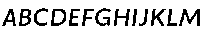 TroppauSlanted Medium Font UPPERCASE