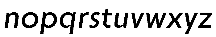 TroppauSlanted Medium Font LOWERCASE
