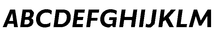 TroppauSlanted SemiBold Font UPPERCASE