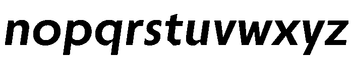 TroppauSlanted SemiBold Font LOWERCASE