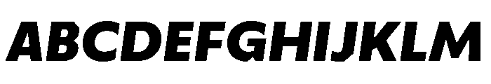 TroppauSlanted UltraBold Font UPPERCASE