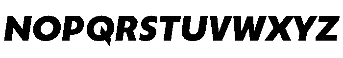 TroppauSlanted UltraBold Font UPPERCASE