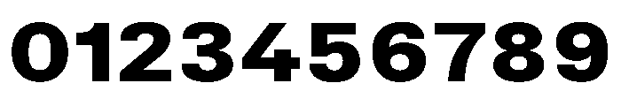 TrueSans BlackExtended Font OTHER CHARS