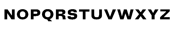 TrueSans BlackExtended Font UPPERCASE