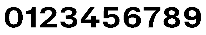 TrueSans BoldExtended Font OTHER CHARS