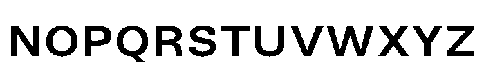 TrueSans BoldExtended Font UPPERCASE