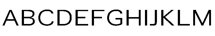 TrueSans BookExtended Font UPPERCASE