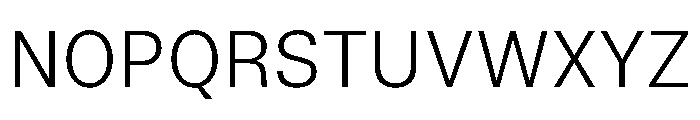 TrueSans Light Font UPPERCASE