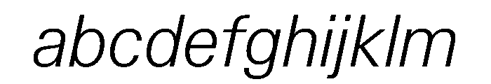 TrueSans LightItalic FONT