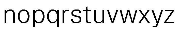 TrueSans Light Font LOWERCASE